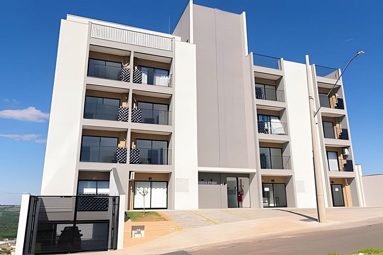Studio Moderno e Aconchegante com Vista Panorâmica